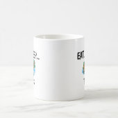 睡眠のバクを食べて下さい コーヒーマグカップ (中央)