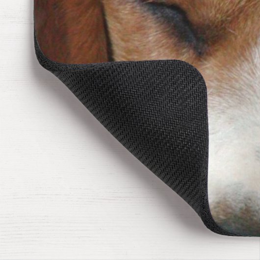 睡眠のビーグル犬のマウスパッド マウスパッド (コーナー)