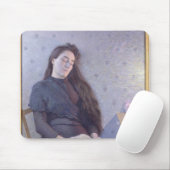 睡眠のフラワー・ガール1892年 マウスパッド (マウス)
