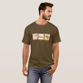 睡眠のブラックジャックのTシャツを食べて下さい Tシャツ (正面フル)