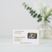 睡眠のブルドッグの名刺 名刺 (スタンド正面)