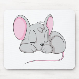 睡眠のベビーのマウスのラットの昼寝のワイシャツ マウスパッド