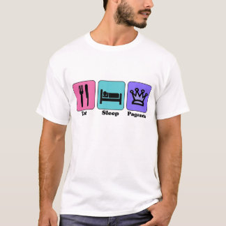 睡眠のページェントを食べて下さい Tシャツ