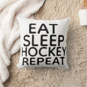 睡眠のホッケーの枕クリスマスプレゼントを食べて下さい クッション (ブランケット)