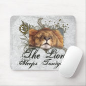 睡眠のライオン マウスパッド (マウス)