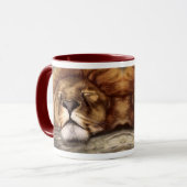 睡眠のライオン マグカップ (正面左)