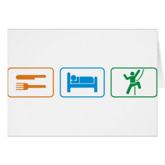 睡眠のロックの上昇を食べて下さい