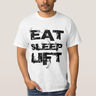 睡眠の上昇の価値ティーを食べて下さい Tシャツ