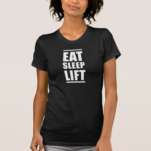 睡眠の上昇を食べて下さい Tシャツ (正面)