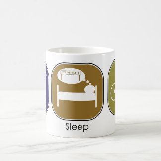 睡眠の乗車を食べて下さい コーヒーマグカップ