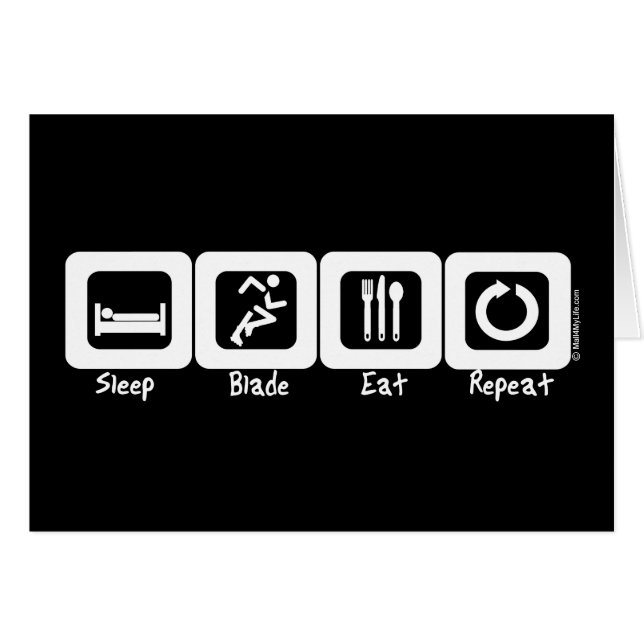 睡眠の刃は繰り返しを食べます (正面横)