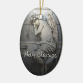 睡眠の天使のクリスマスのオーナメント セラミックオーナメント (左)