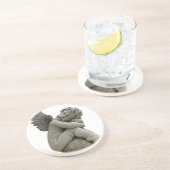 睡眠の天使の天使の彫刻のコースター コースター (側面)