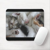 睡眠の子ネコのマウスパッド マウスパッド (マウス)