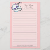 睡眠の子ネコの文房具 便箋 (正面)