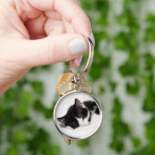 睡眠の子ネコ キーホルダー (手)