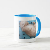 睡眠の子ネコ マグカップ (正面右)