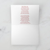 睡眠の子供のクリスマスカード シーズンカード (内部)