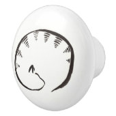 睡眠の子猫のノブ セラミックノブ (右)