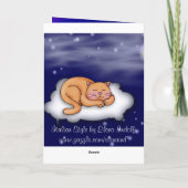 睡眠の子猫 シーズンカード (裏面)