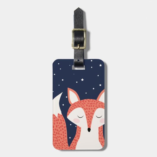 睡眠の孤夜星 ラゲッジタグ (正面縦)