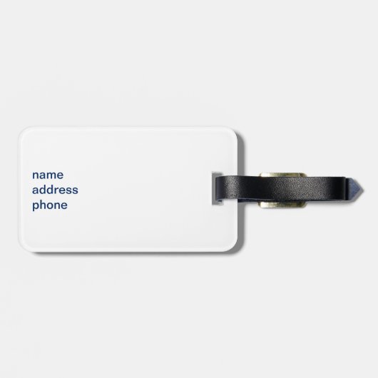 睡眠の孤夜星 ラゲッジタグ (裏面横)