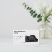 睡眠の実験室の小犬の名刺 名刺 (スタンド正面)