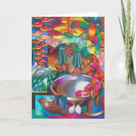 "睡眠の巨大な山IIIの影で" カード (正面)