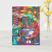 "睡眠の巨大な山IIIの影で" カード (黄色い花)