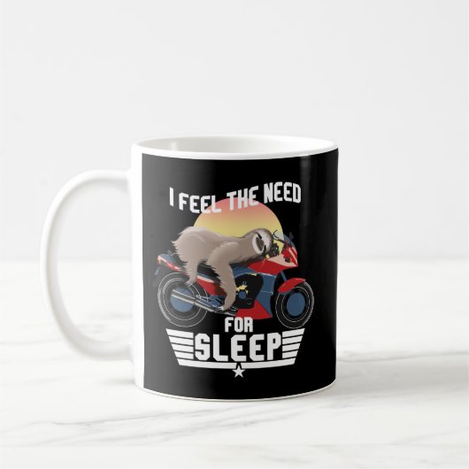 睡眠の必要性 |スロッおもしろいト コーヒーマグカップ (左)