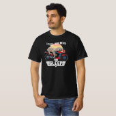 睡眠の必要性 |スロッおもしろいトTシャツ Tシャツ (正面フル)