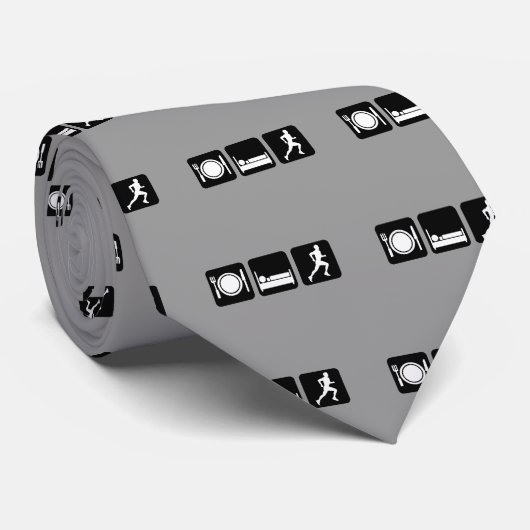 睡眠の操業ランニングを食べて下さい ネクタイ (ロール)