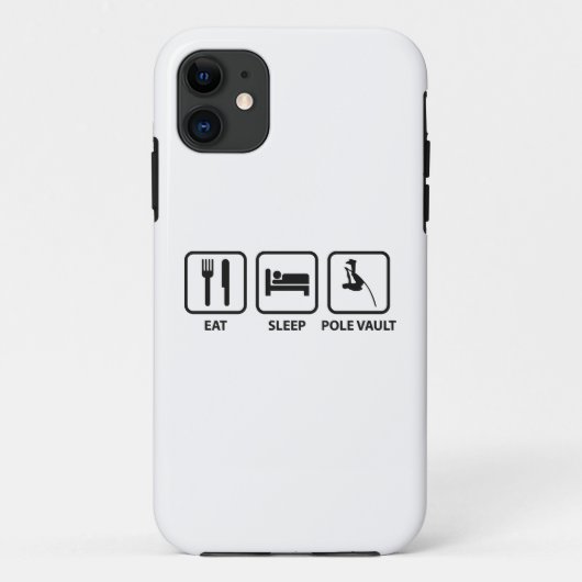 睡眠の棒高跳びを食べて下さい Case-Mate iPhoneケース (裏面)