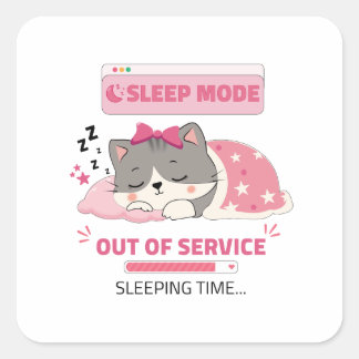 睡眠の気分 スクエアシール