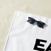 睡眠の水泳の繰り返しのおもしろいなゴーグルのビーチタオルを食べて下さい ビーチタオル (インサイチュ)