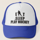 睡眠の演劇のホッケーを食べて下さい キャップ (正面)