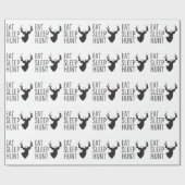 睡眠の狩りの包装紙を食べて下さい ラッピングペーパー (フラット)