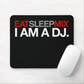 睡眠の組合せのマウスパッドを食べて下さい マウスパッド (マウス)