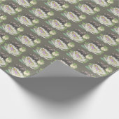 睡眠の花の妖精の月光の星 ラッピングペーパー (角)