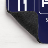 睡眠の野球のマウスパッドを食べて下さい マウスパッド (コーナー)