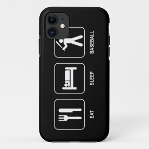 睡眠の野球を食べて下さい iPhone 11 ケース