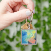 睡眠の陰(紙でパステル調 キーホルダー (手)