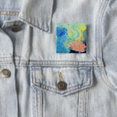 睡眠の陰(紙でパステル調 缶バッジ (インサイチュ)