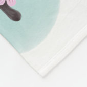 睡眠の馬 フリースブランケット (角)