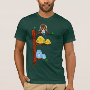 睡眠の鳥のワイシャツ Tシャツ