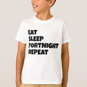 睡眠の2週間の繰り返し- 2週間のTシャツ--を食べて下さい Tシャツ
