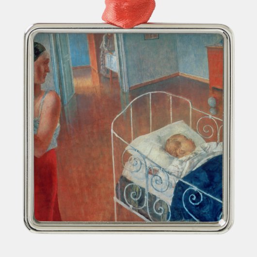 睡眠のChild 1924年 メタルオーナメント (正面)