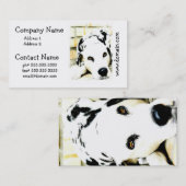 睡眠のDalmatian名刺 名刺 (正面/裏面)