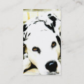 睡眠のDalmatian名刺 名刺 (裏面)