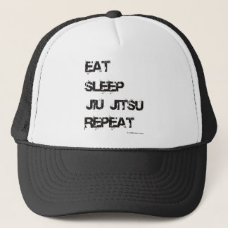 睡眠のJiu Jitsuの繰り返しを食べて下さい キャップ